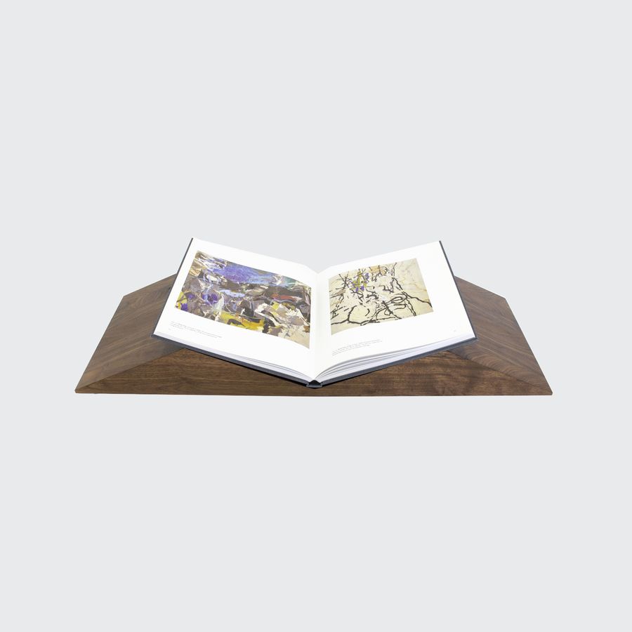 Bookscape Mountains in walnut