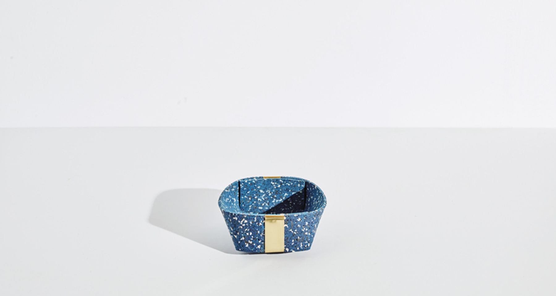 Rubber and Brass Basket by Slash Objects