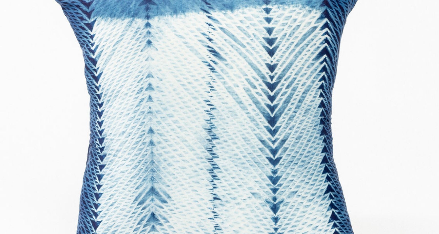Ara Indigo Silk Pillow  by Studio Variously