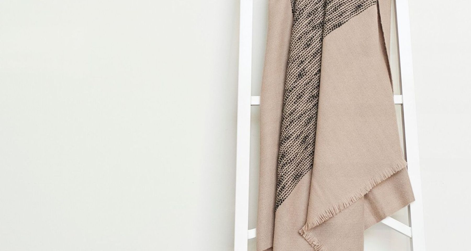 FLO Brown Merino Throw by Studio Variously