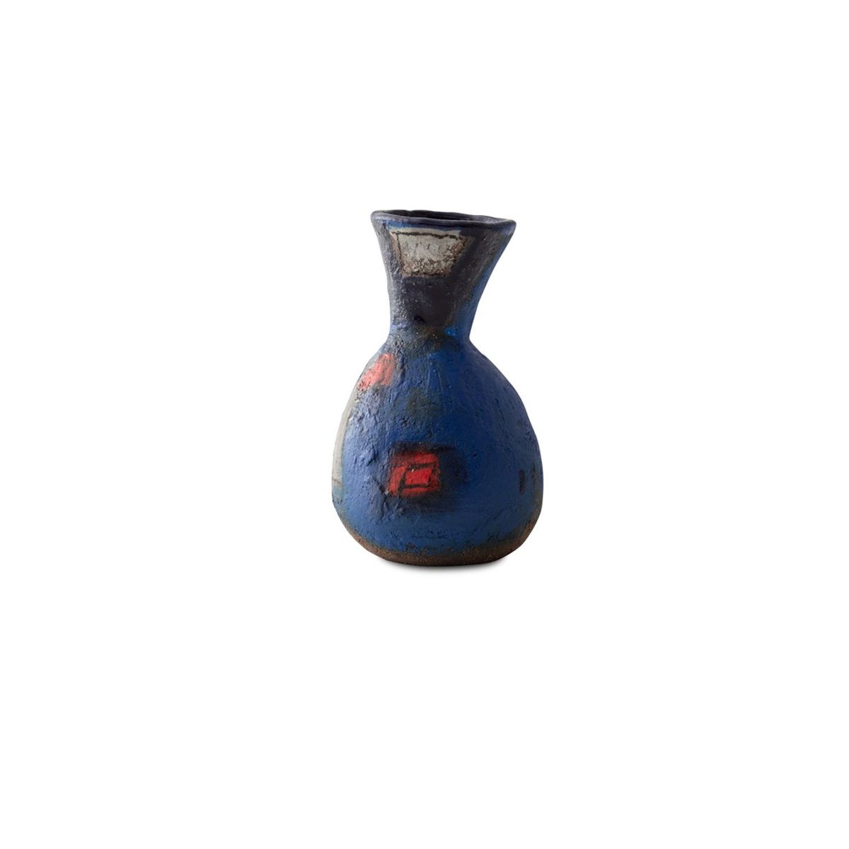 The World Through The Blue, 蒼の世界 6 Handmade Ceramic Vase Unique Edition