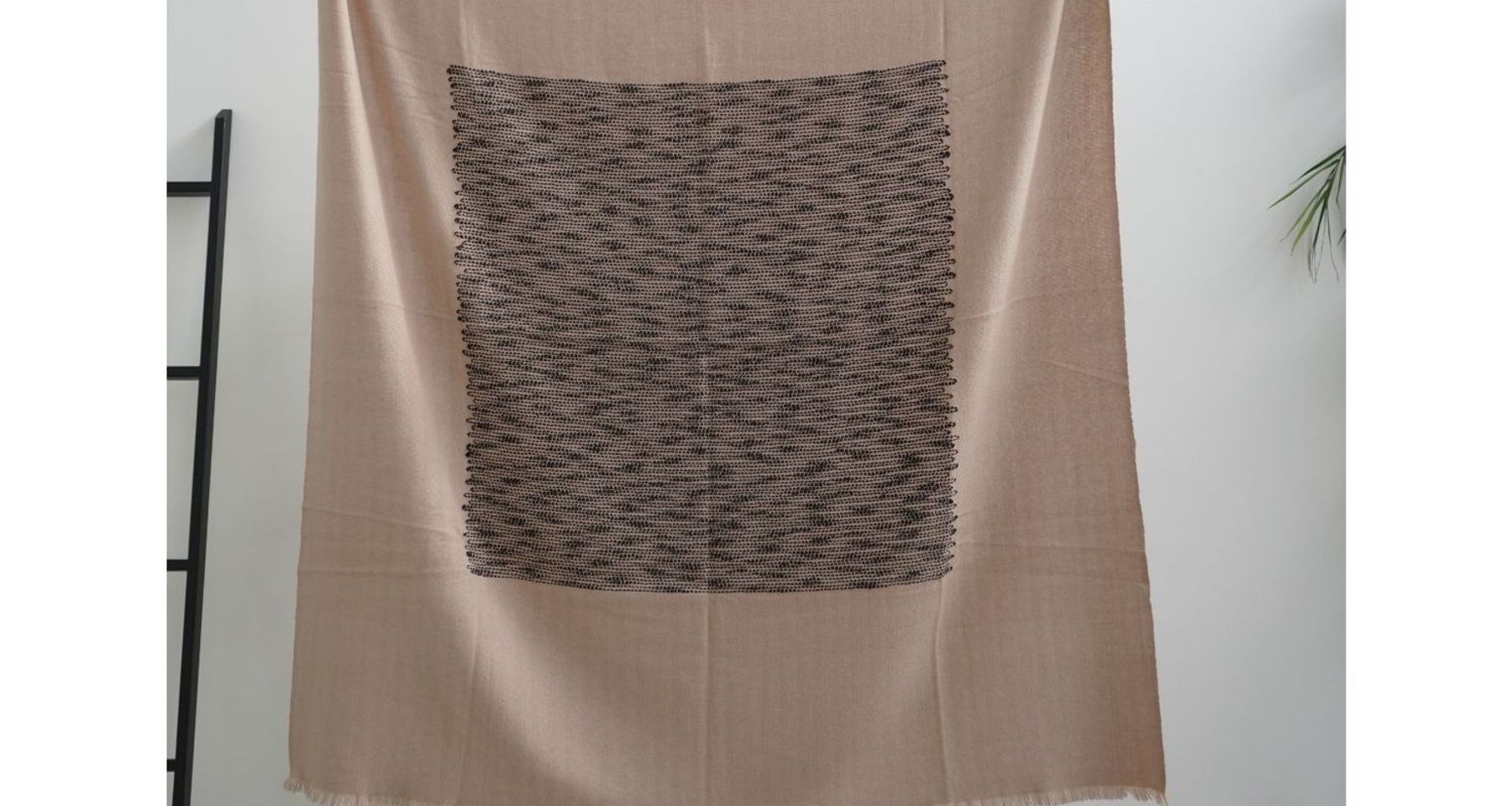 FLO Brown Merino Throw by Studio Variously