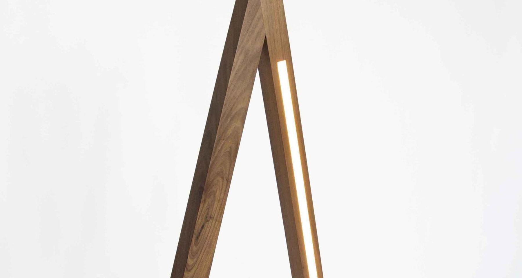 Tall Skinny Walnut Triangle by Fort Makers