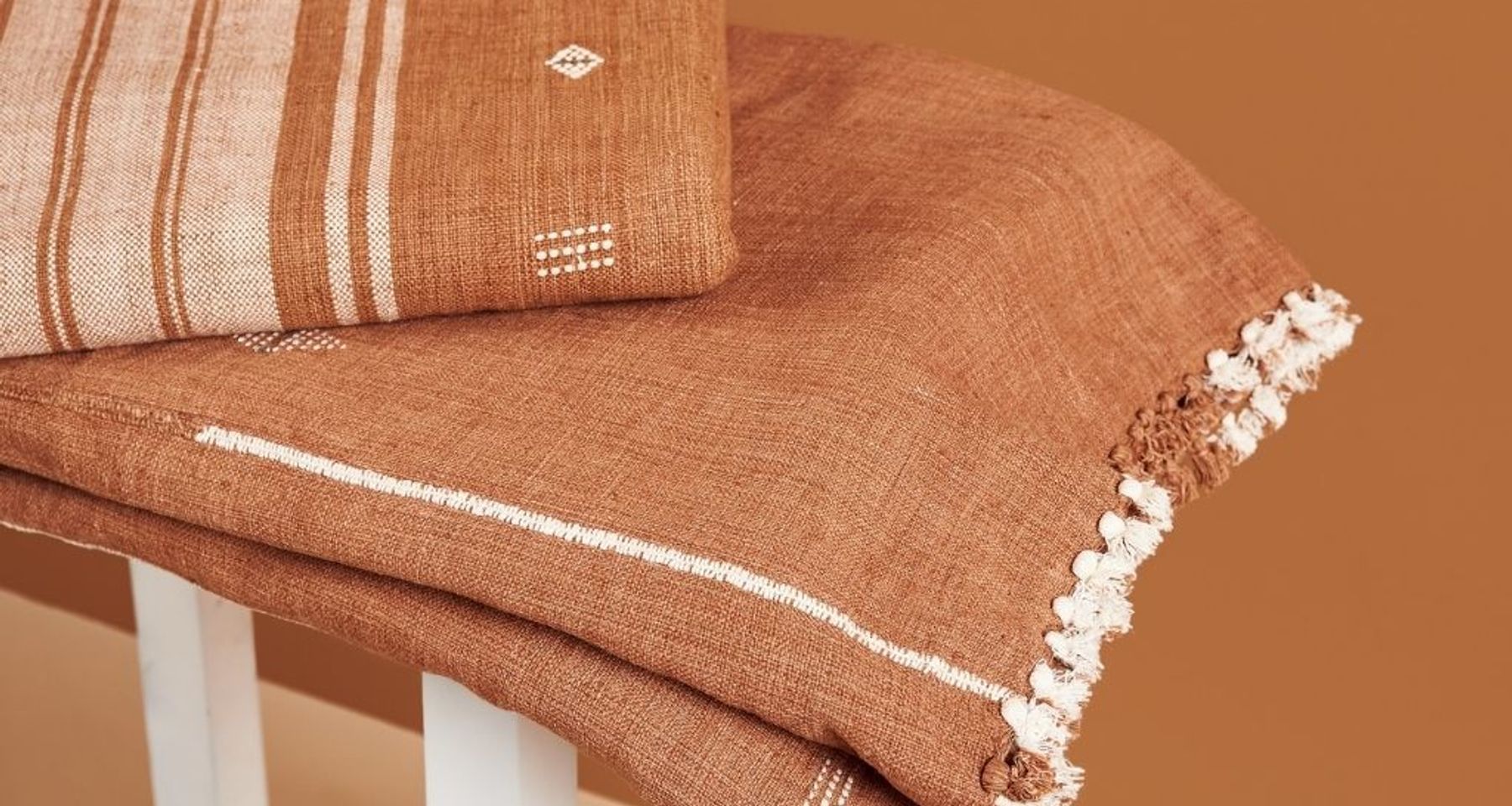 Reyti Organic Cotton Throw by Studio Variously