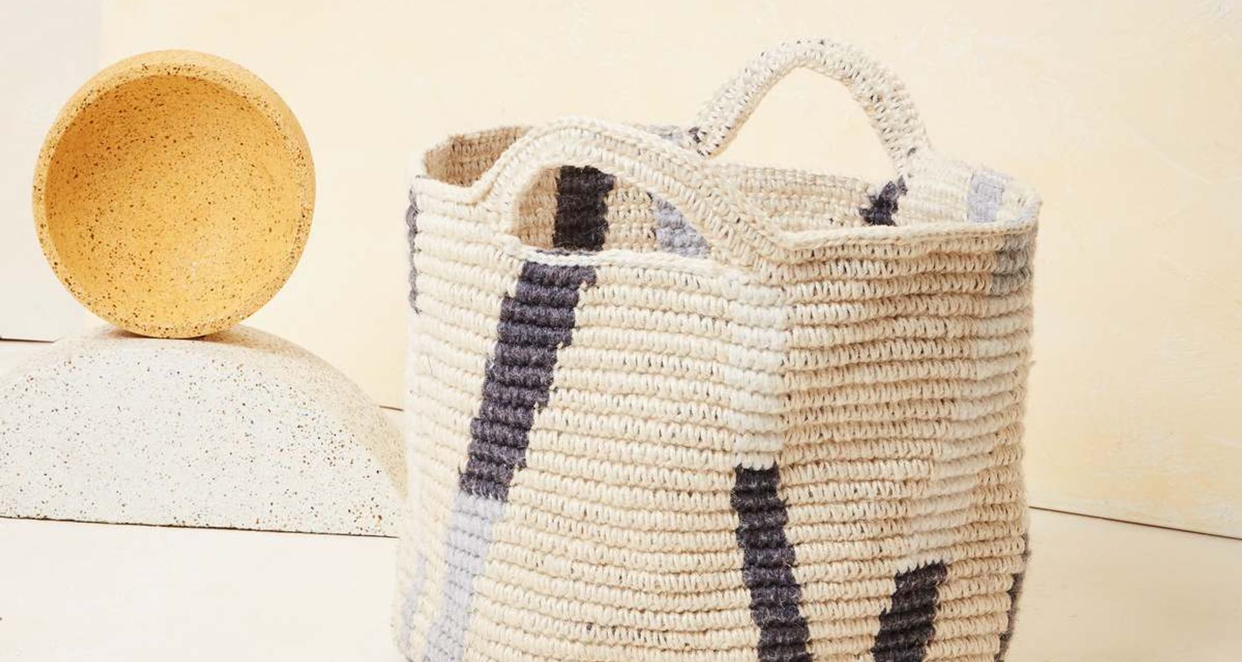 Lines Basket Medium by MINNA Goods