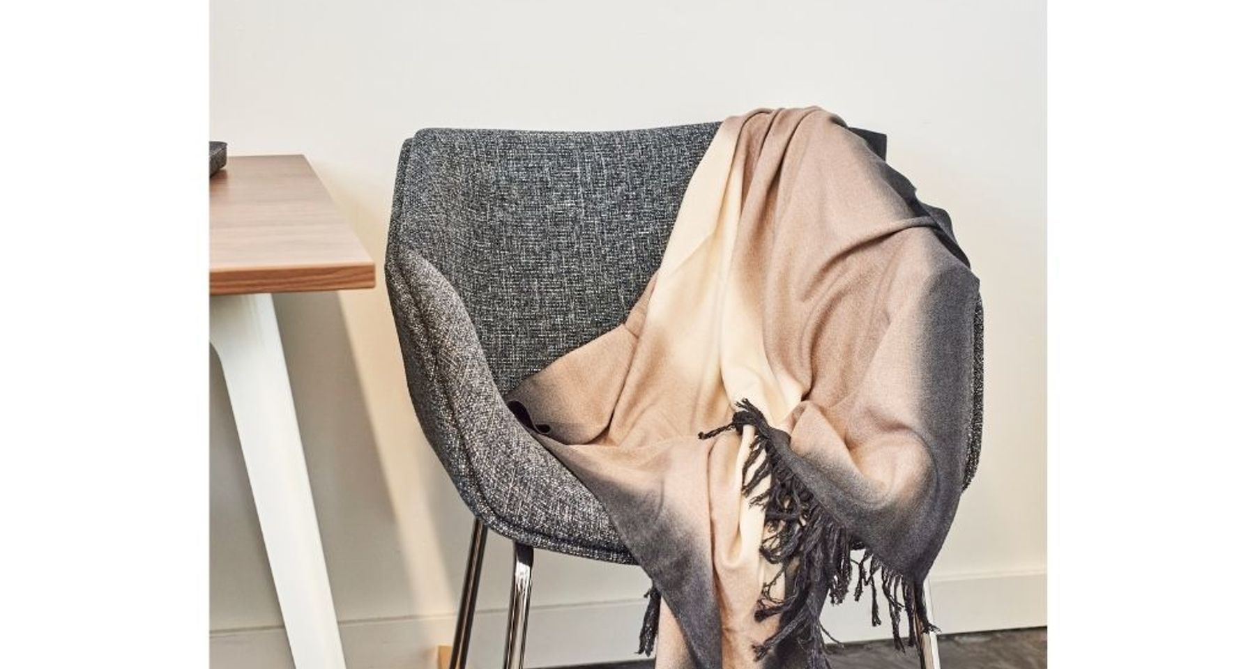 Toast Merino Throw by Studio Variously