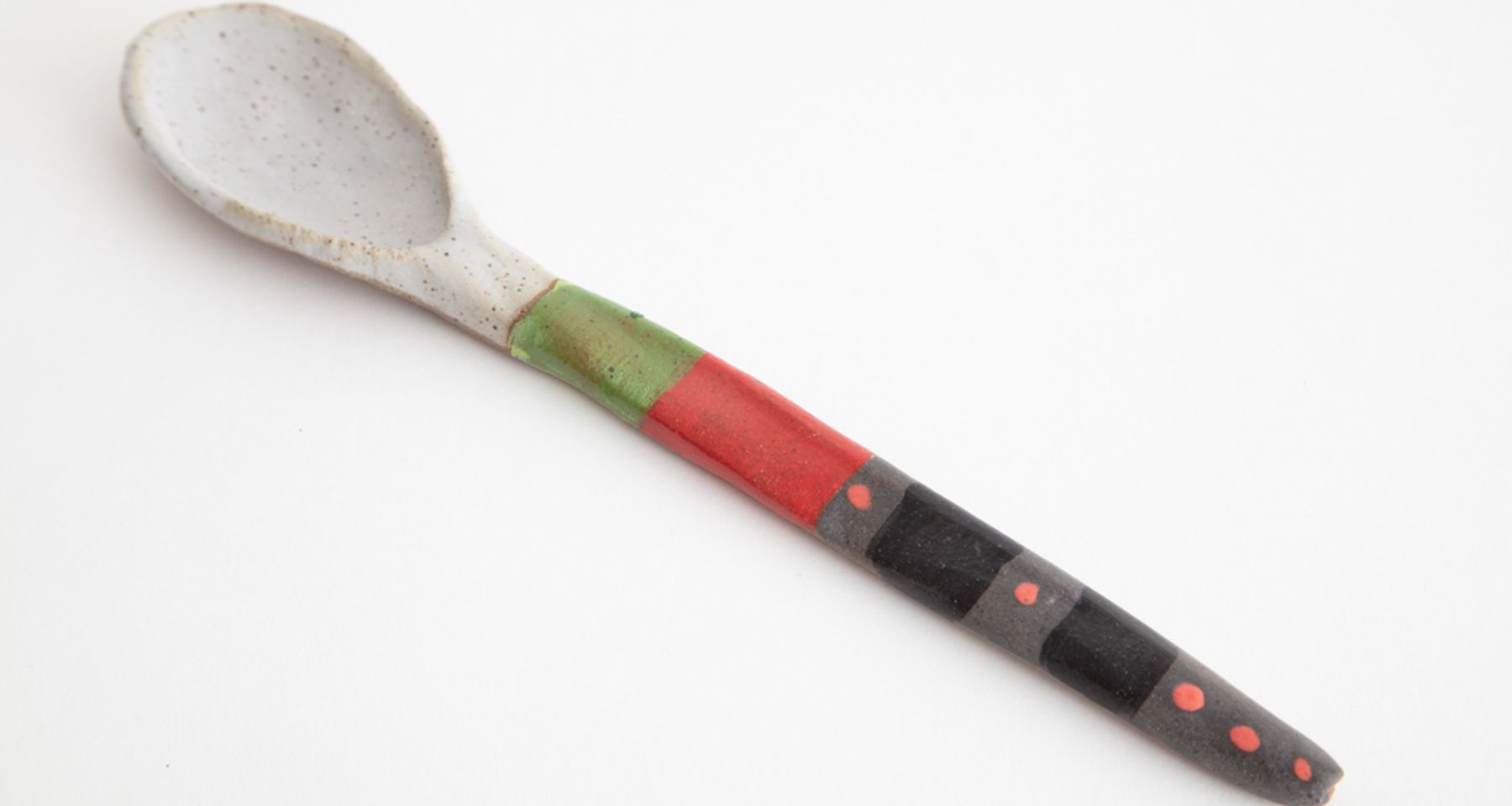 Handmade Ceramic Smiley Spoon 9 Unique Edition by Fort Makers