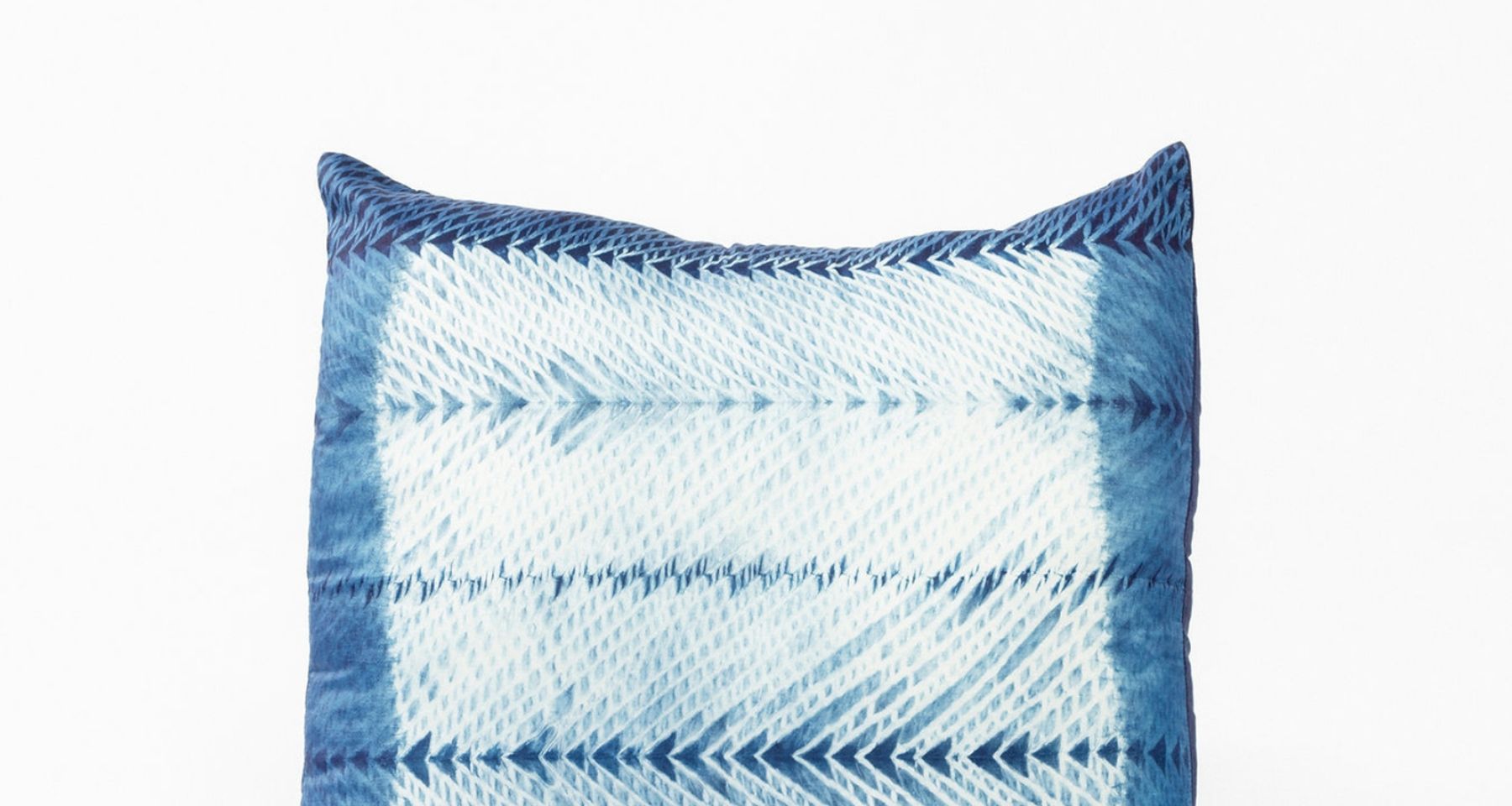 Ara Indigo Silk Pillow  by Studio Variously
