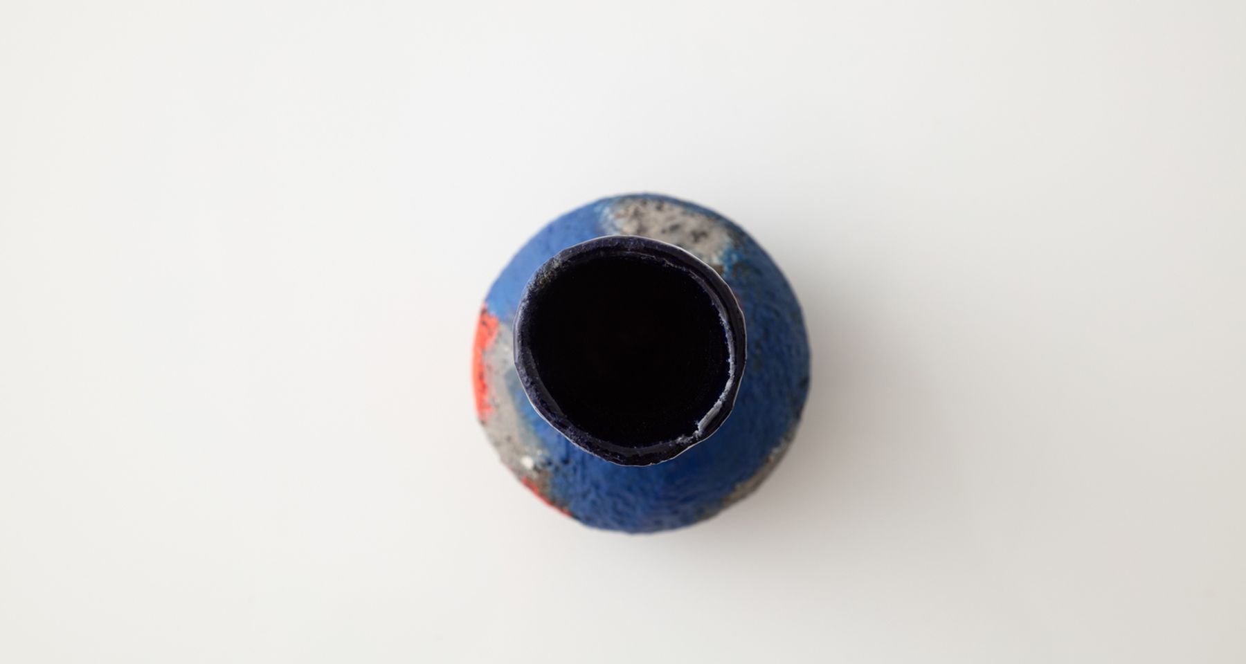 The World Through The Blue, 蒼の世界 9 Handmade Ceramic Vase Unique Edition by Fort Makers