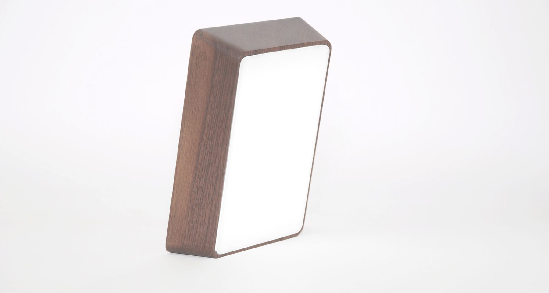 Brick Lamp Walnut by Hyfen