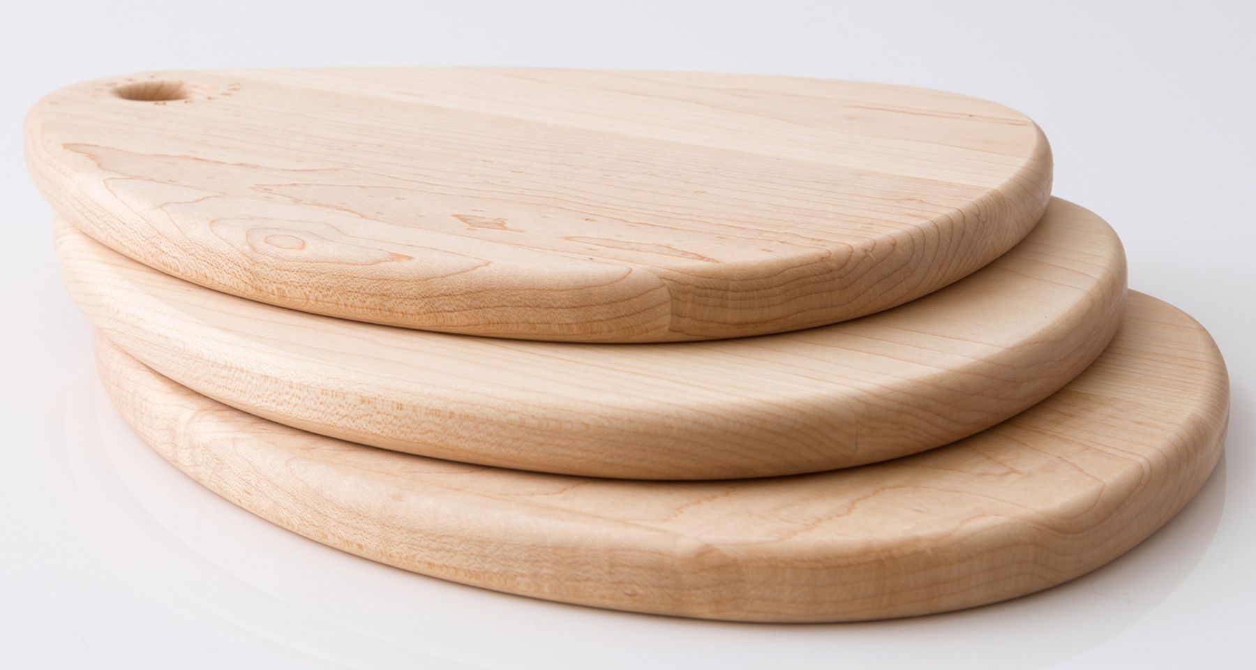 Egg Pebble Handmade Maple Cutting Board by Fort Makers
