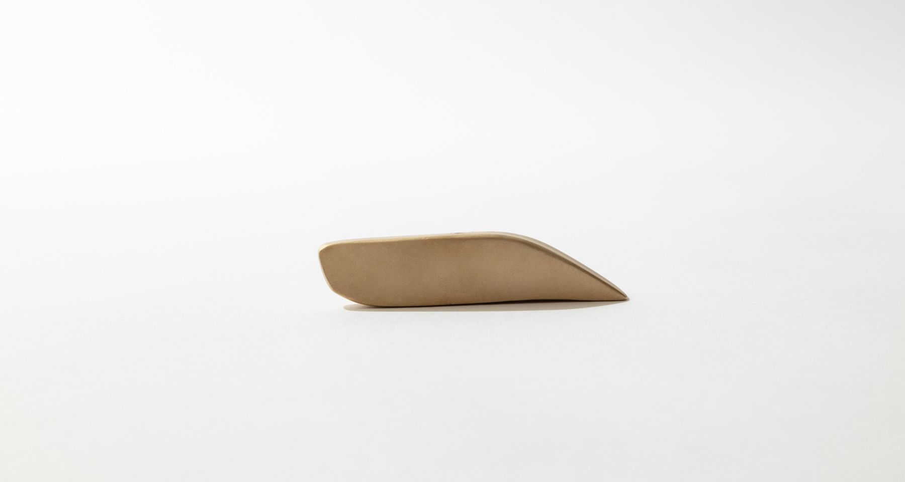 Sculptural Brass Slope Incense Holder by Fort Makers
