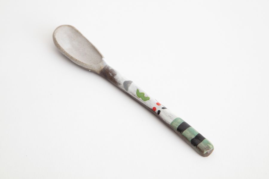 Handmade Ceramic Smiley Spoon 5 Unique Edition