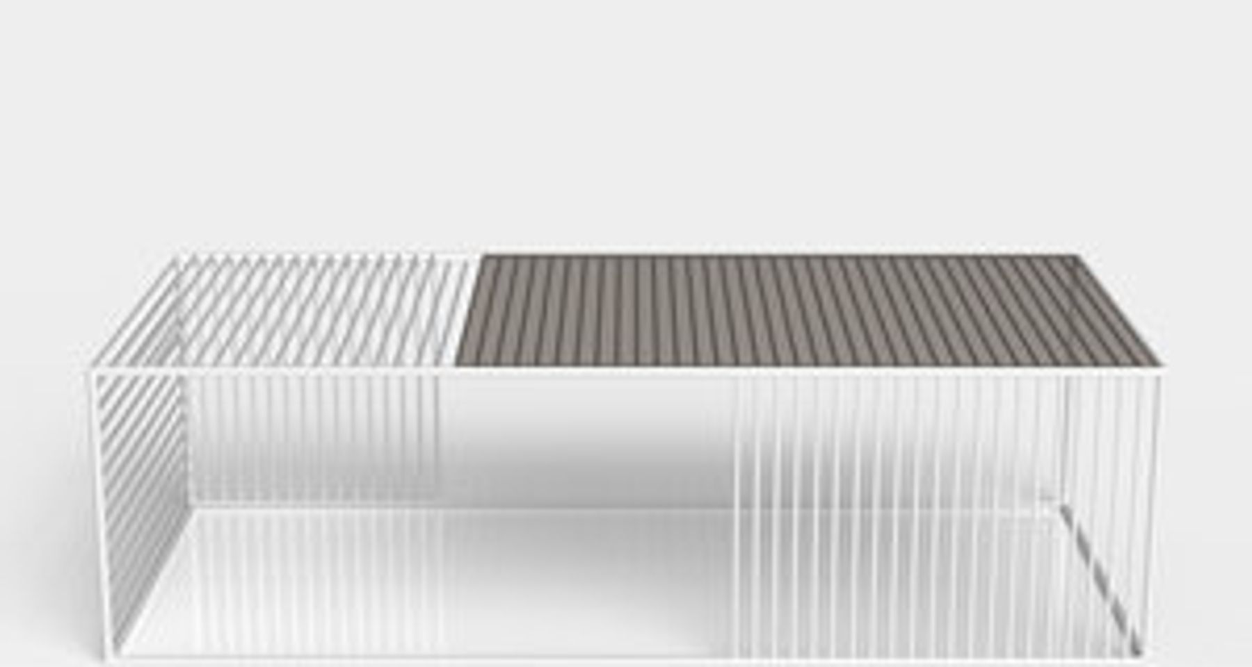 Wire Coffee Table - Rectangle by Iacoli and McAllister