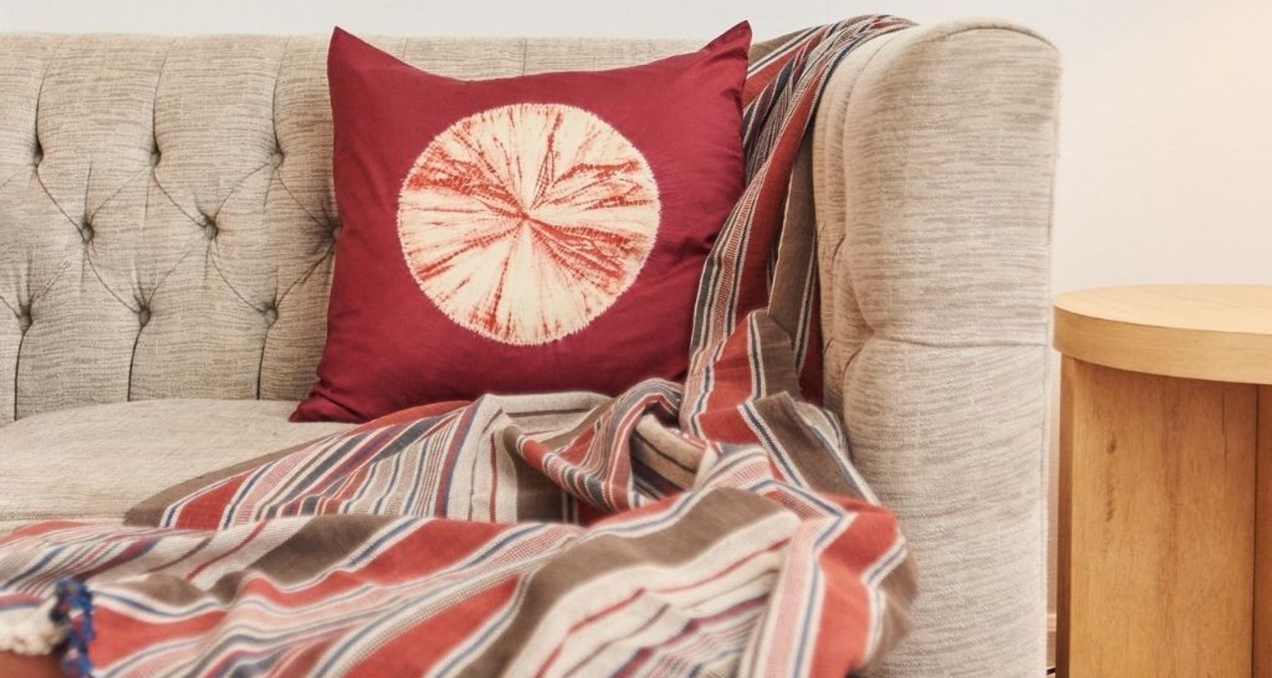 Aasana Organic Cotton Throw by Studio Variously