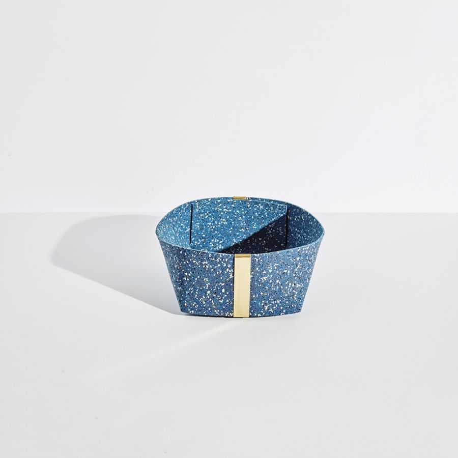 Rubber and Brass Basket