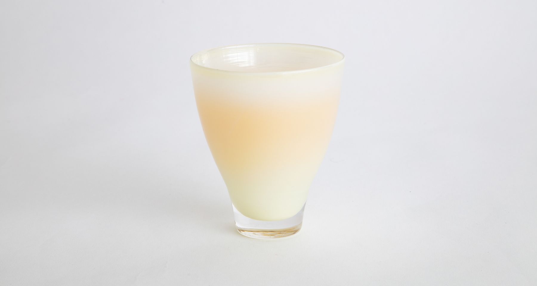 Hand Blow Glass Contrapposto Cup 6   by Fort Makers