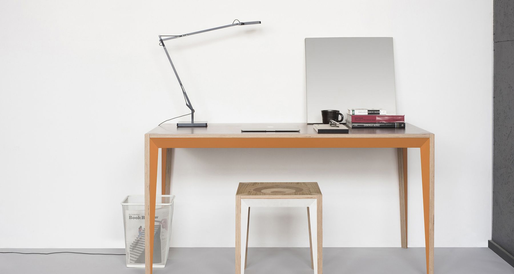 MiMi Table Walnut Orange by Miduny