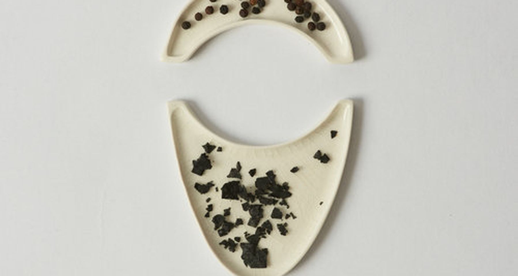 Crescent Moon plates set by ARC Objects