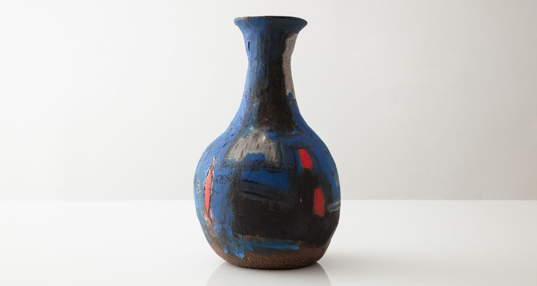 The World Through The Blue, 蒼の世界 2 Handmade Ceramic Vase Unique Edition by Fort Makers