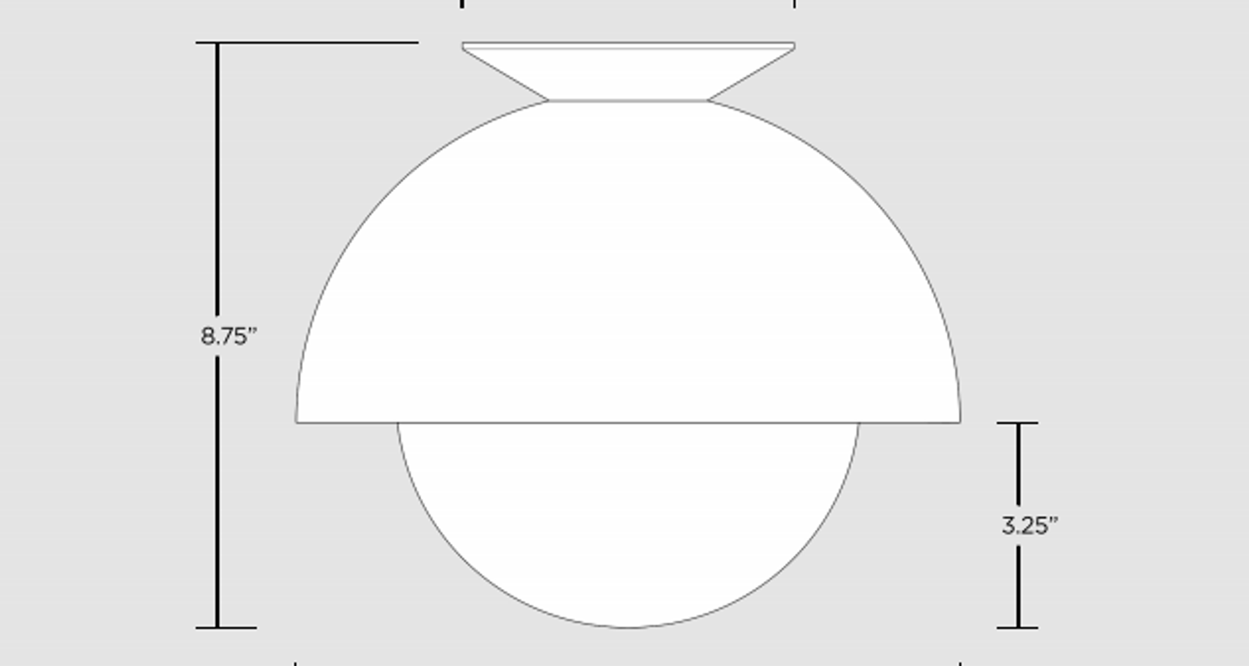 Flush Dome 10" by Allied Maker