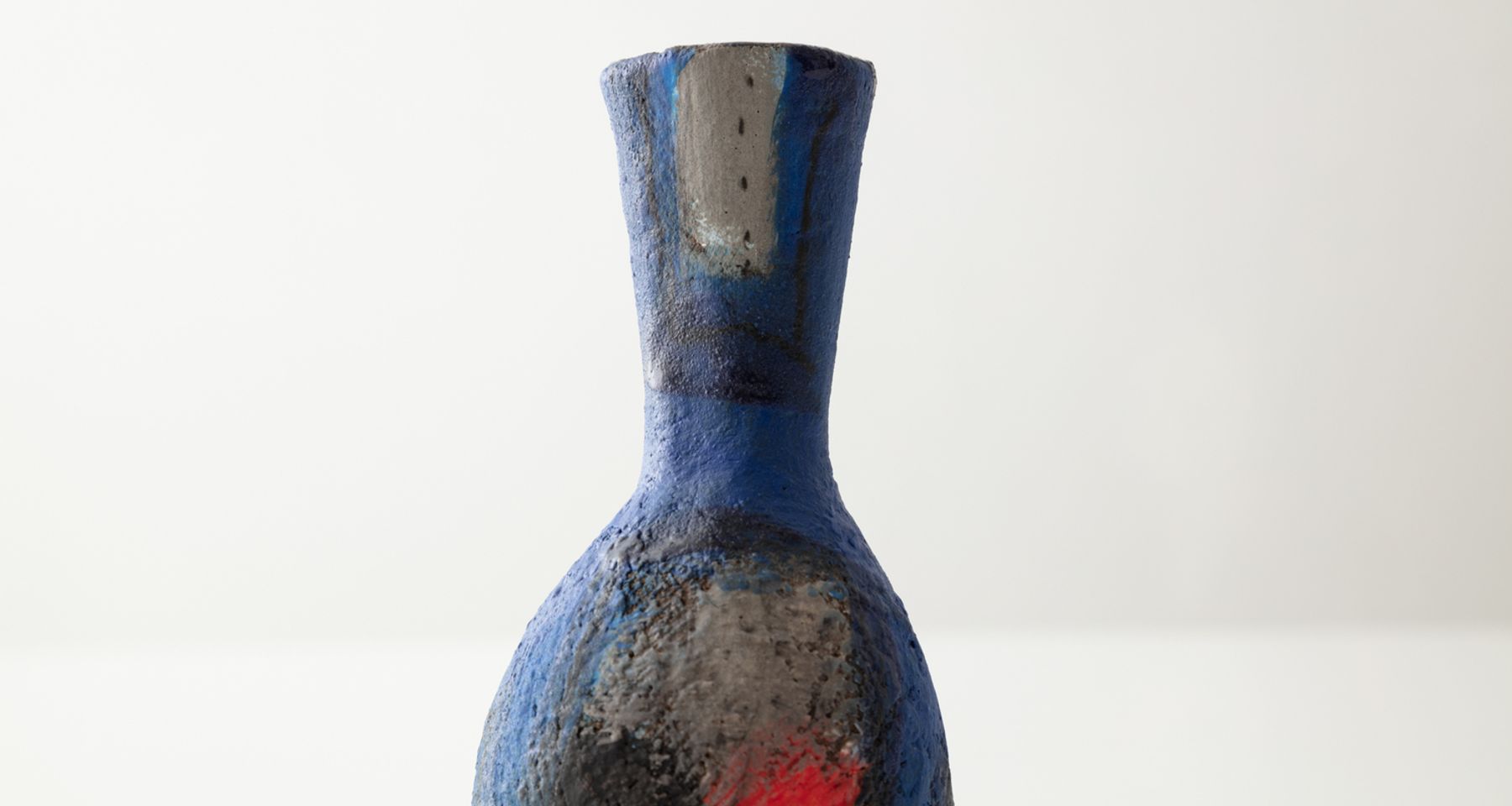 The World Through The Blue, 蒼の世界 8 Ceramic Handmade Vase Unique Edition  by Fort Makers