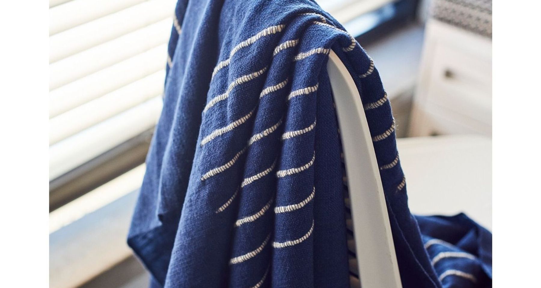 Rosewood Indigo Merino Throw by Studio Variously