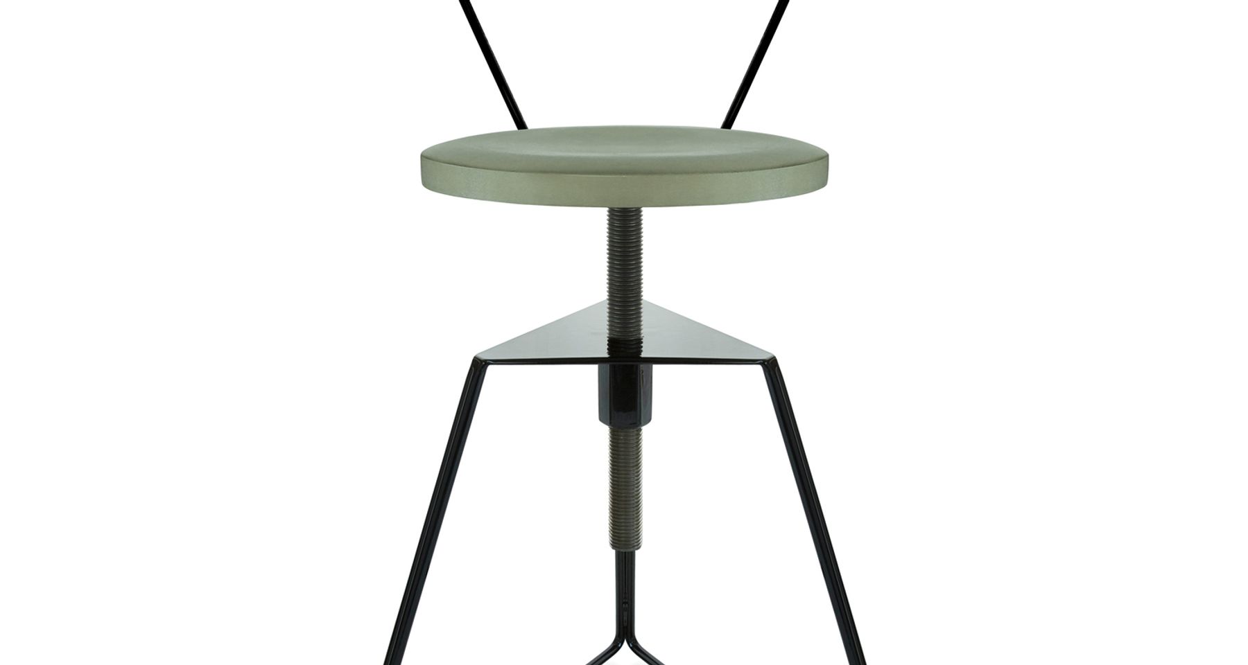The Camp Stool with Backrest by Greta de Parry