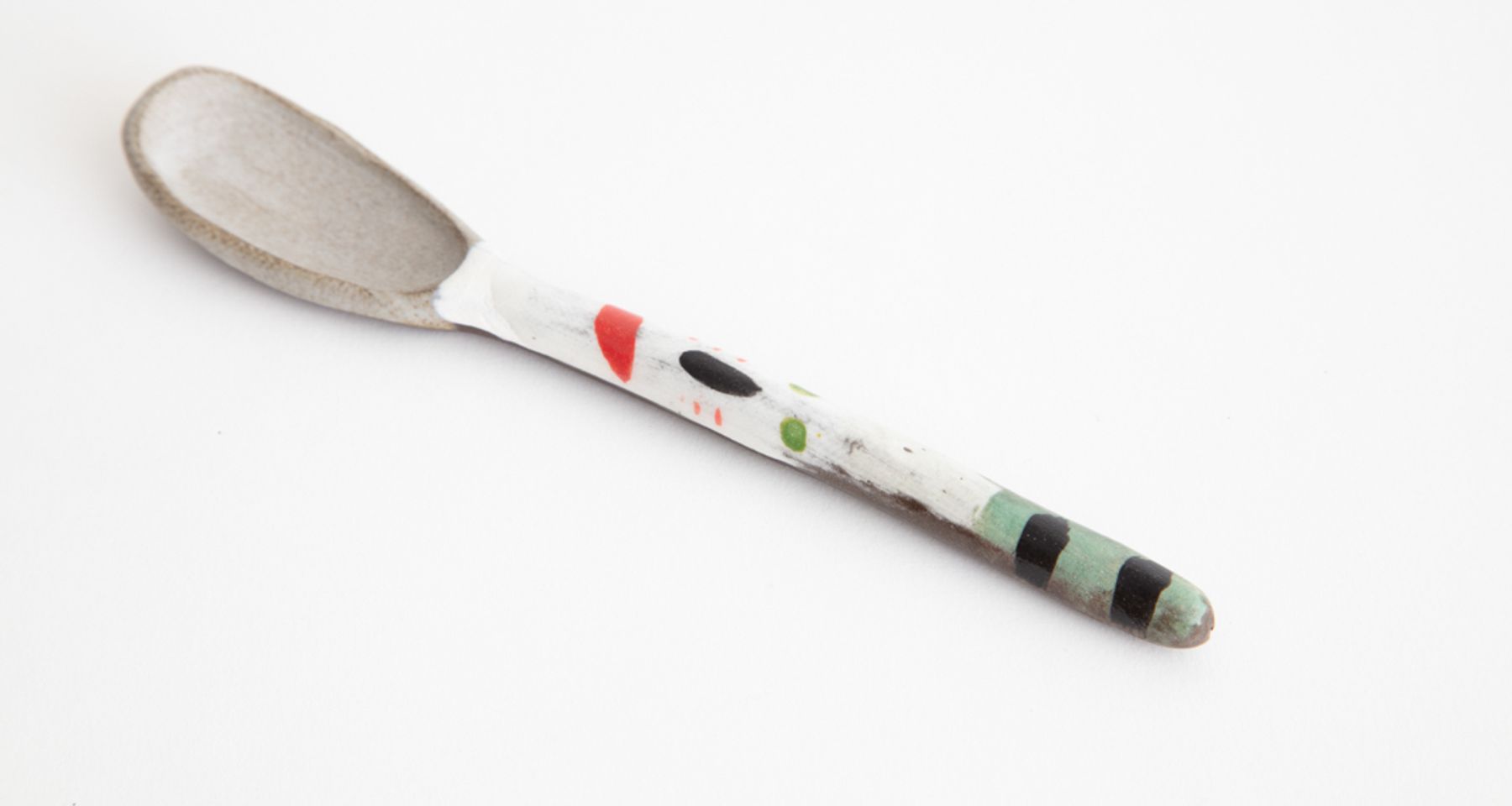 Handmade Ceramic Smiley Spoon 7 Unique Edition by Fort Makers