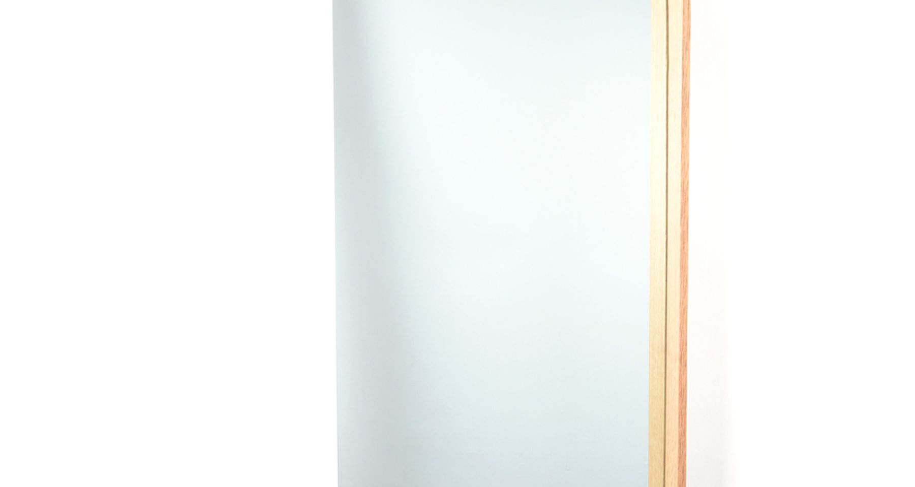 Portrait Mirror - White Oak by Trey Jones Studio