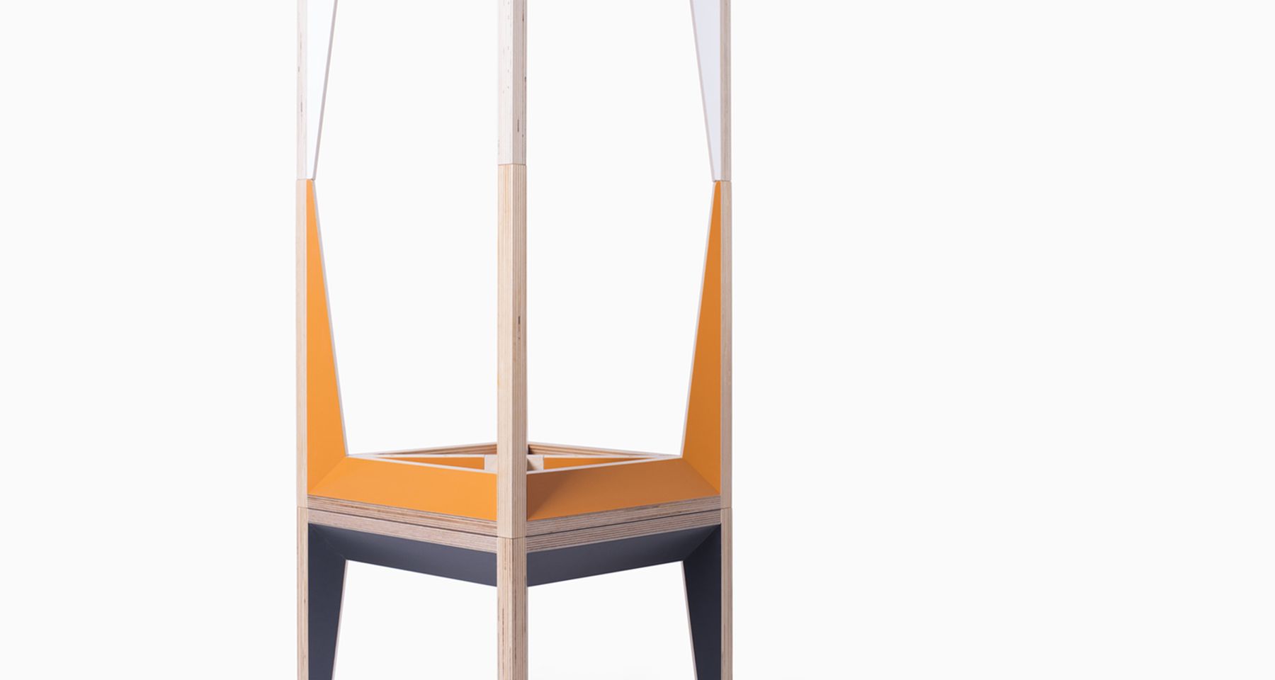 MiMi Stool Ebonized Black by Miduny
