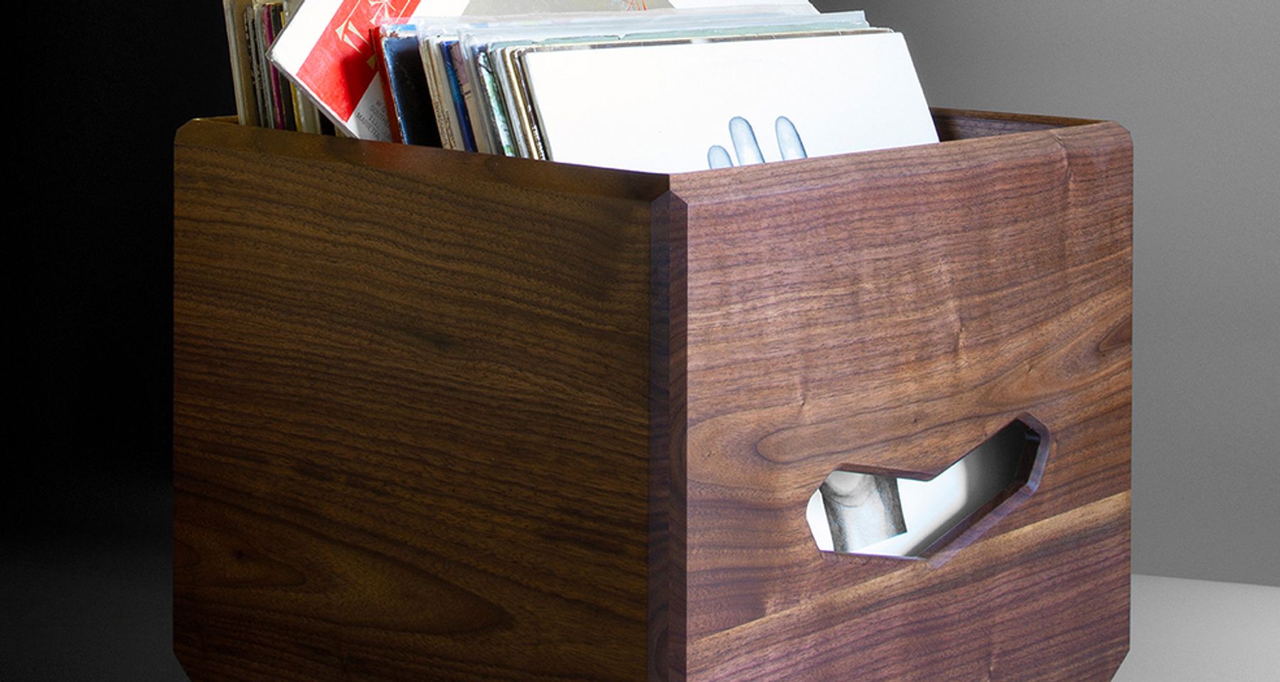 12 inch Record Crate by De JONG & Co.