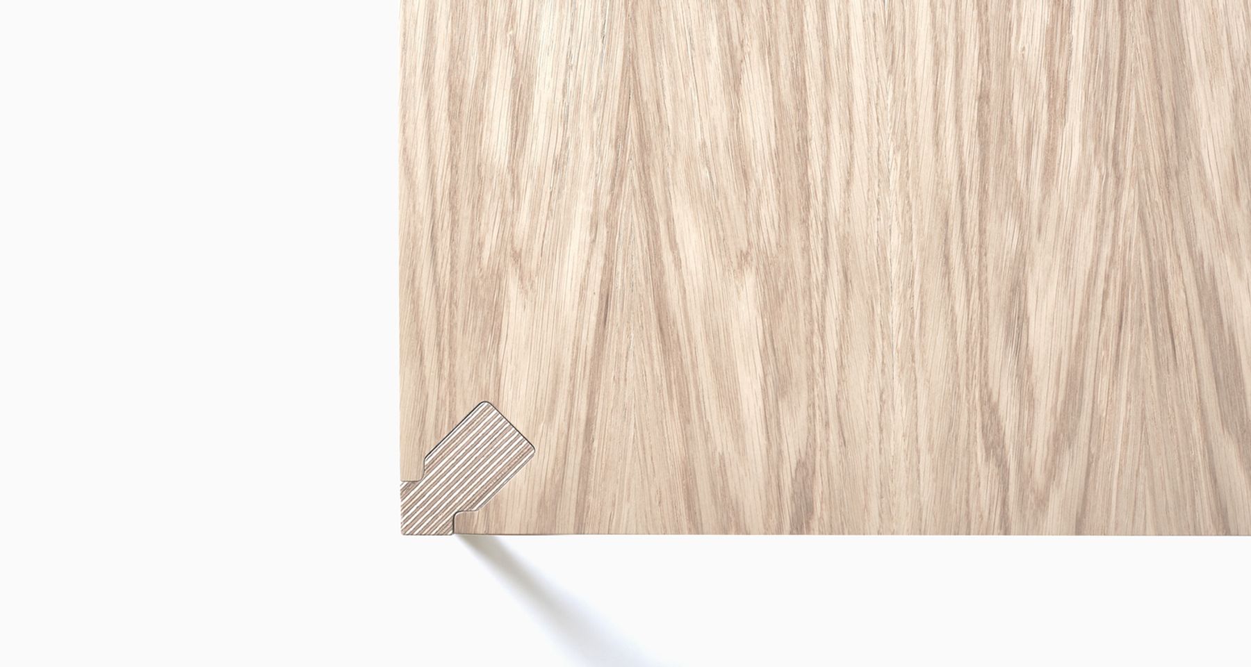 MiMi Table Oak White by Miduny
