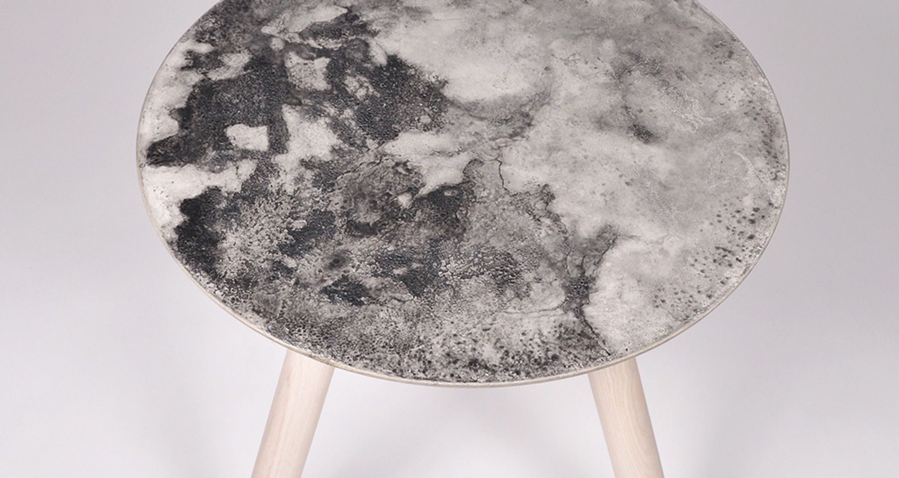 Moon Satellite Side Table | Light Grey by Bronsen