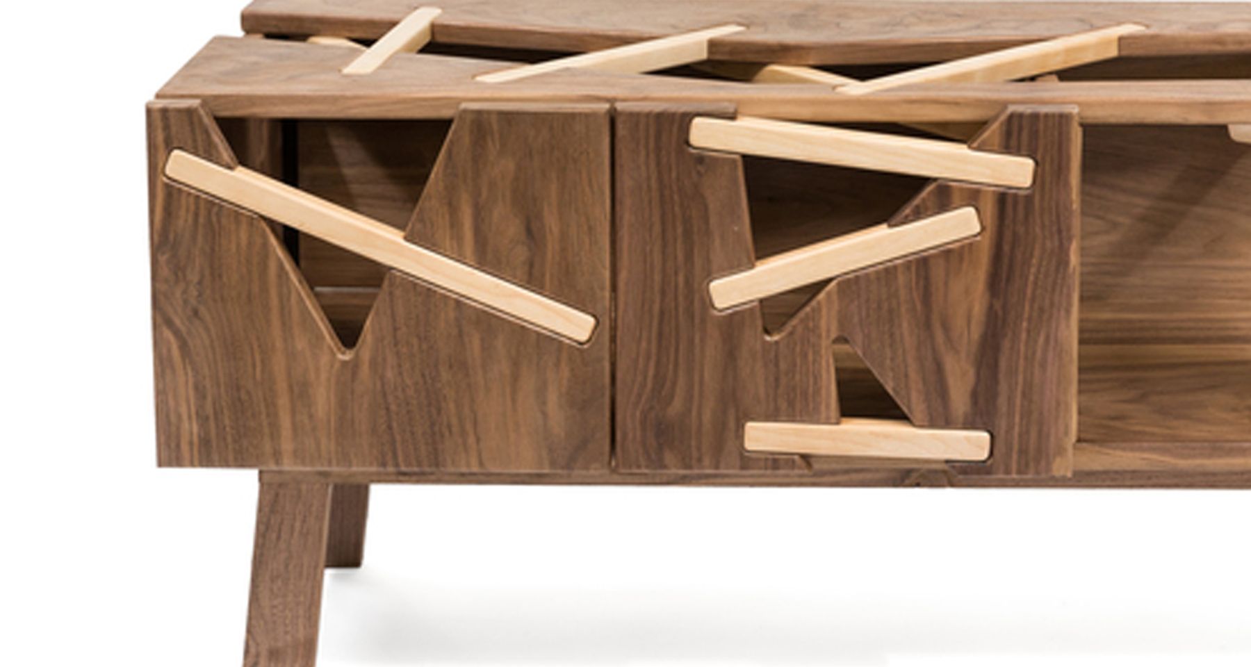 Cross Hatch Console by Ethan Abramson