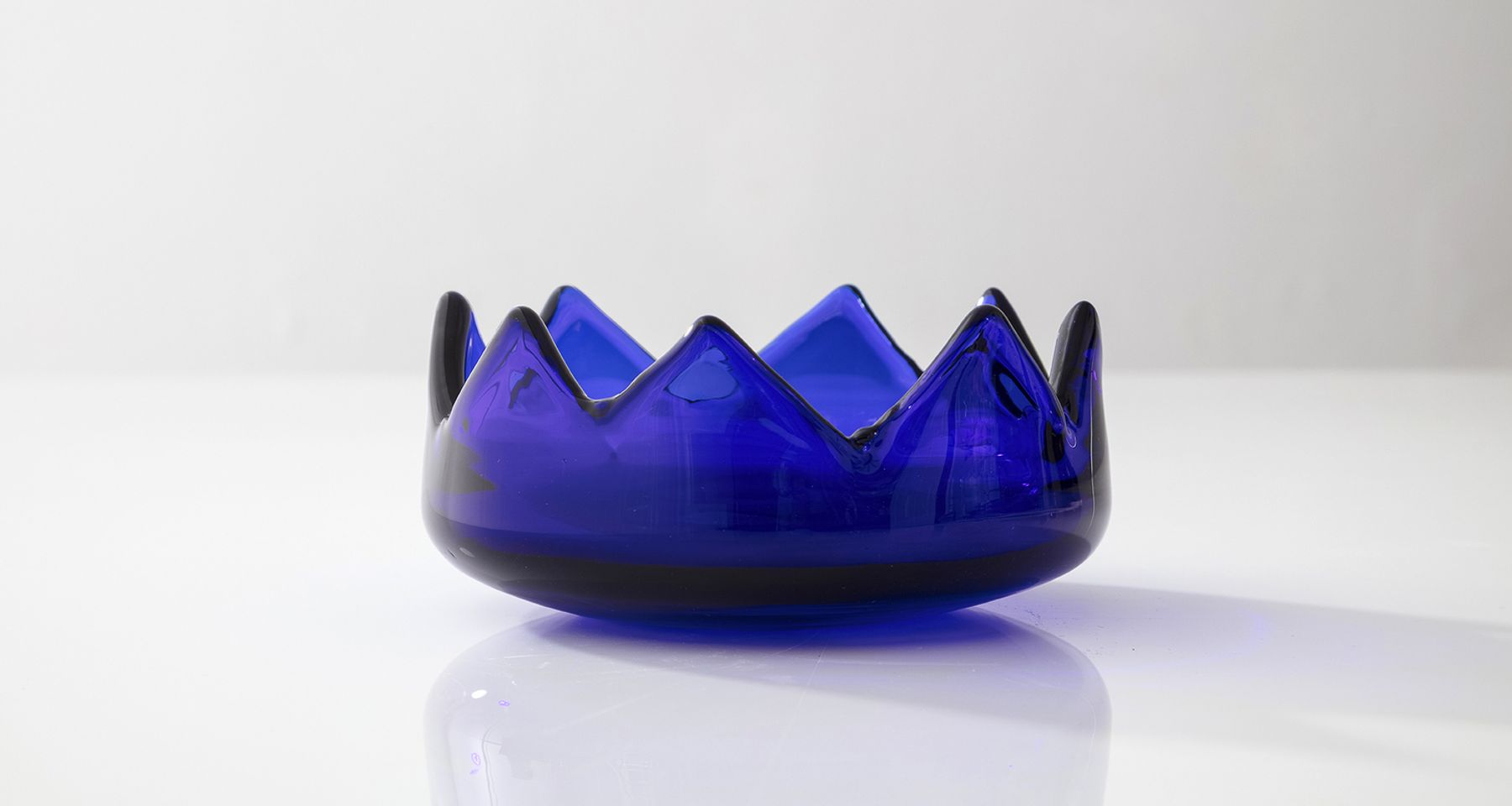 Circling Mountains Handmade Glass Vessel Unique Edition by Fort Makers