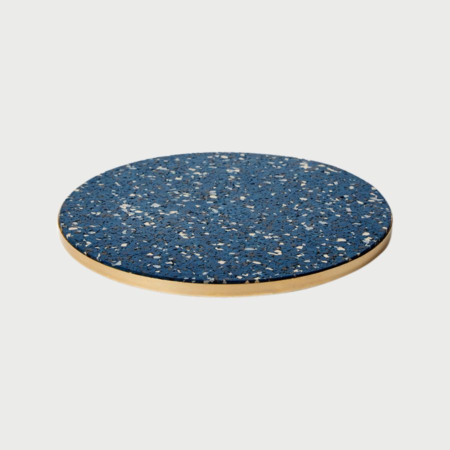 Brass and Rubber Trivet