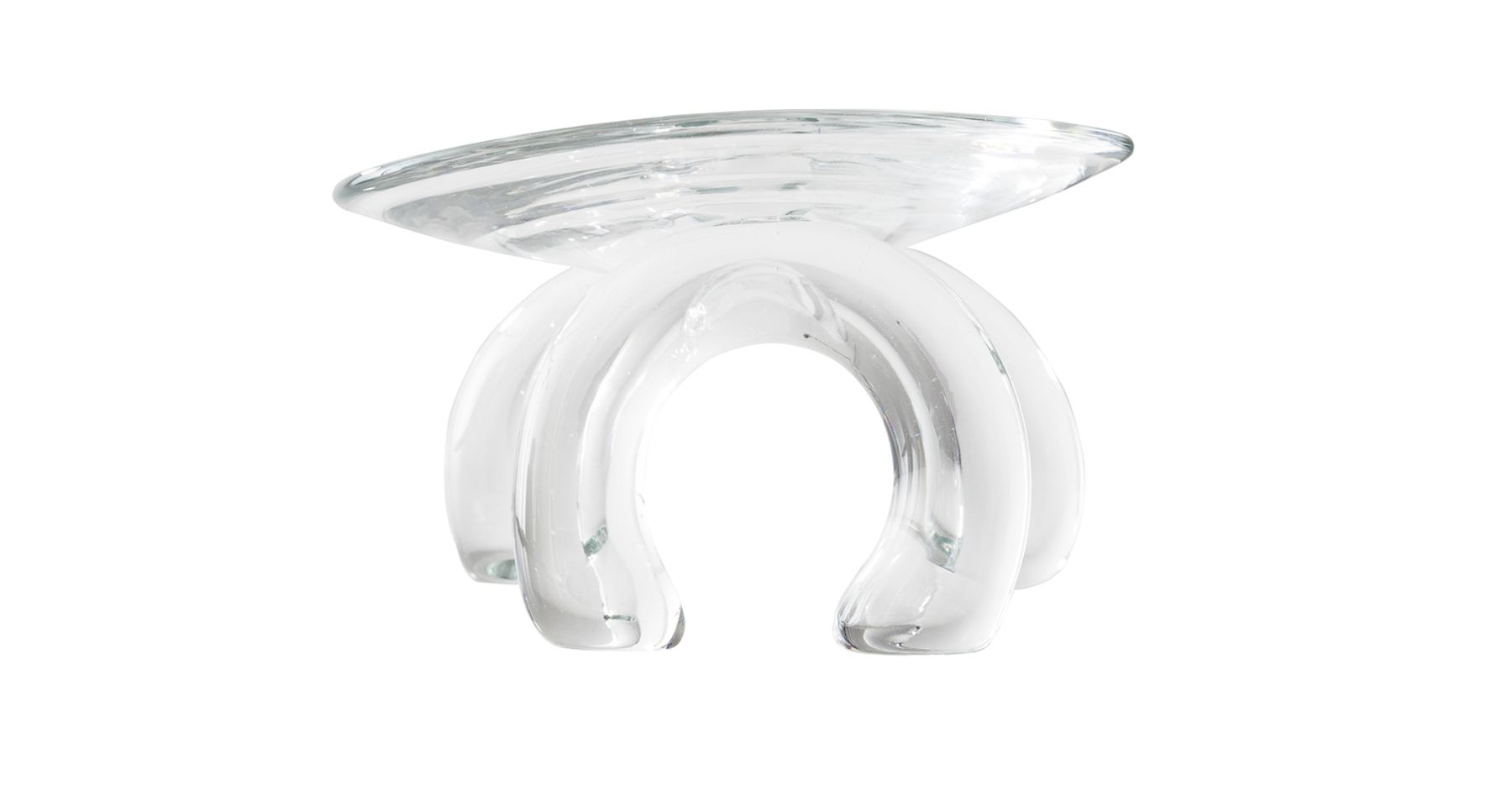 Double Arch Handmade Glass Vessel Unique Edition by Fort Makers