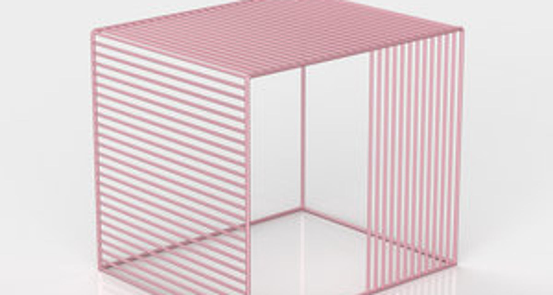 Wire Side Table by Iacoli and McAllister