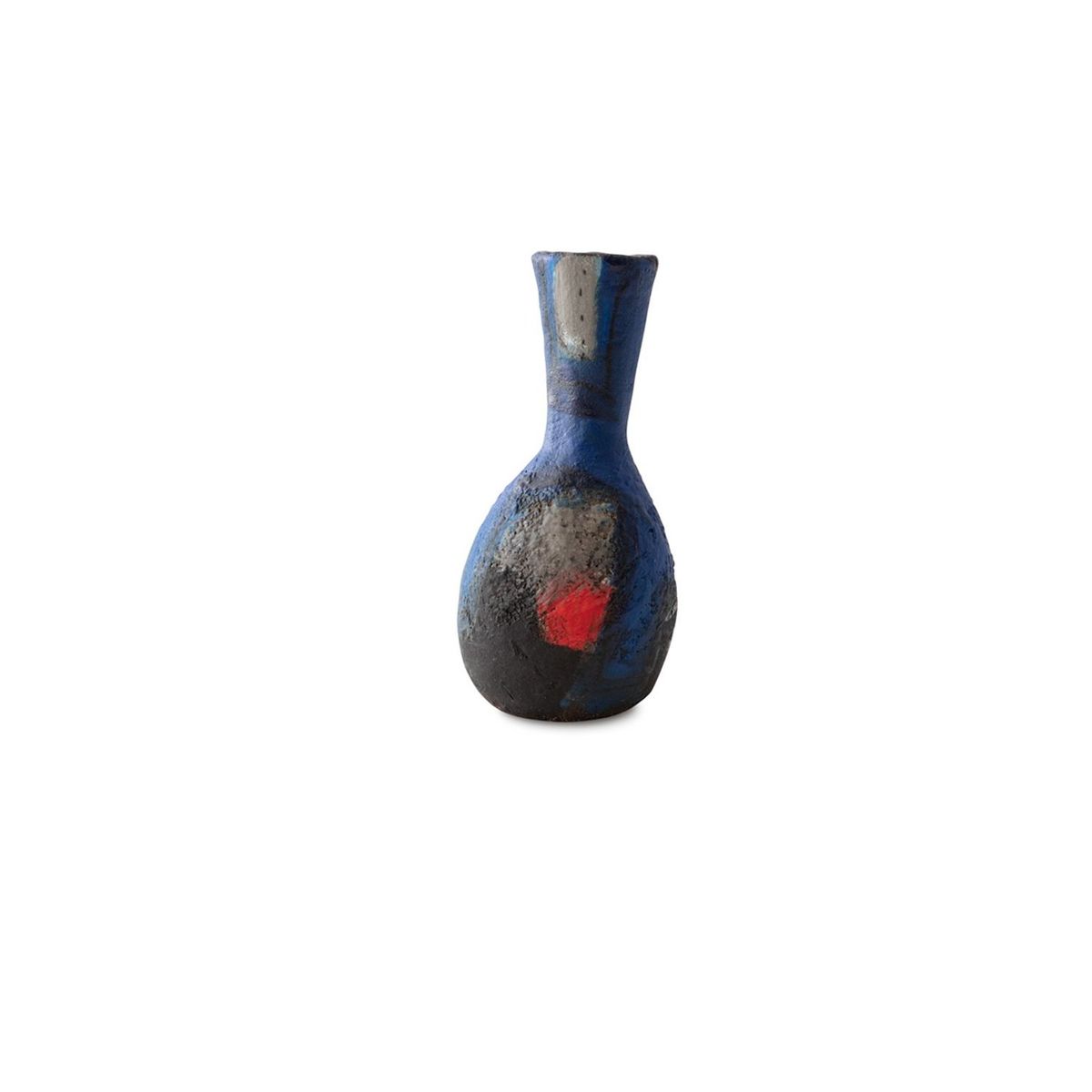 The World Through The Blue, 蒼の世界 8 Ceramic Handmade Vase Unique Edition 