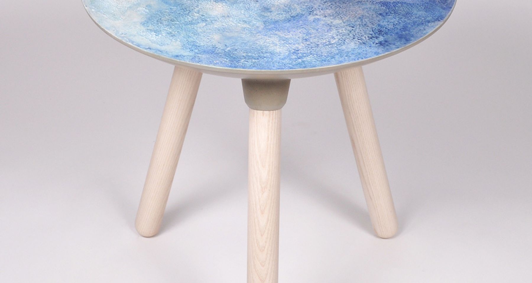Moon Satellite Side Table | Blue by Bronsen