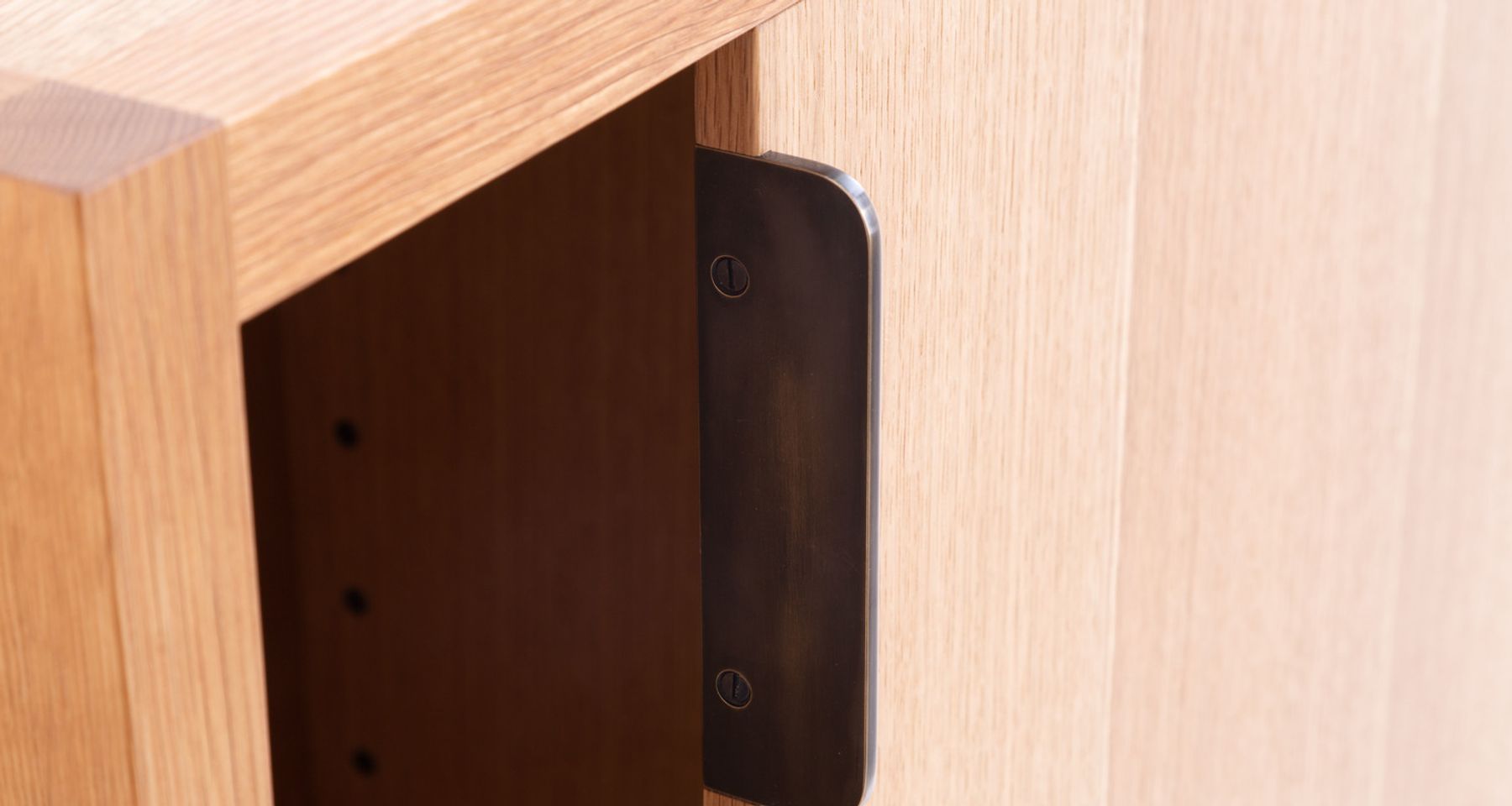 Laska Cabinet, Sliding Doors by Rather Well Design