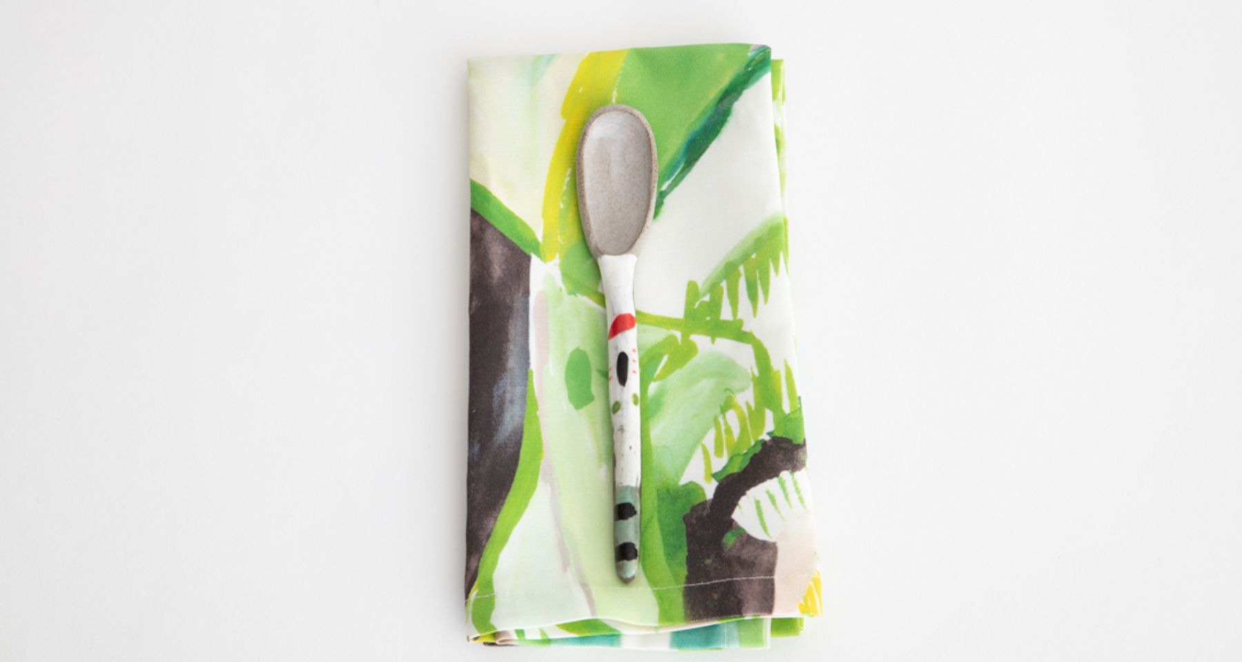 Handmade Ceramic Smiley Spoon 7 Unique Edition by Fort Makers