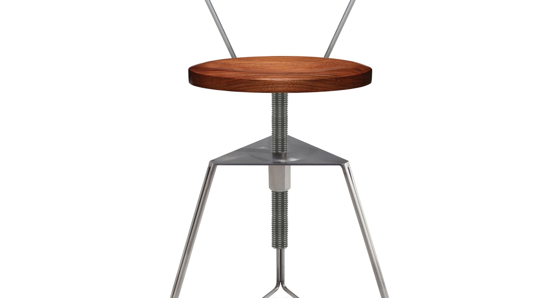 The Camp Stool with Backrest by Greta de Parry