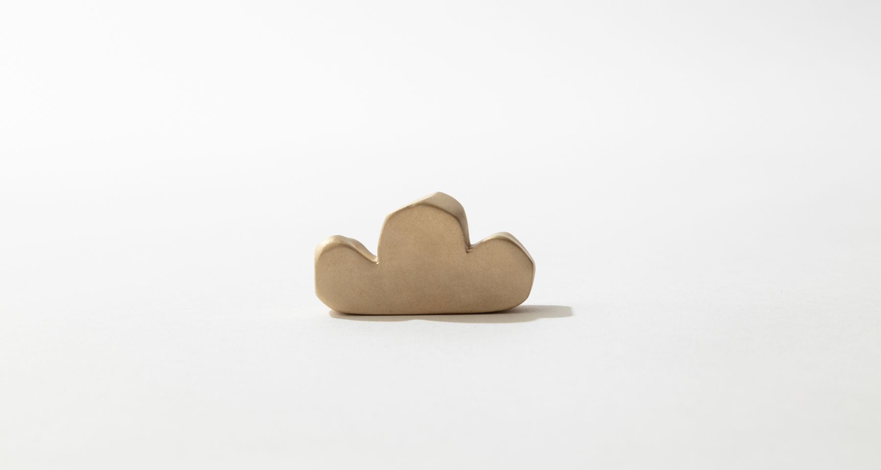 Sculptural Brass Cloud Incense Holder by Fort Makers