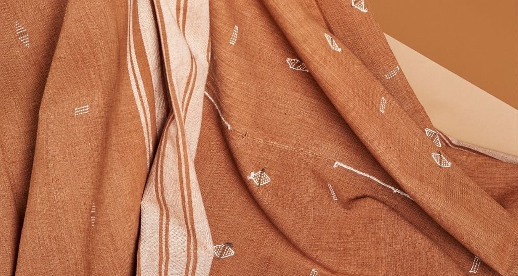 Reyti Organic Cotton Throw by Studio Variously