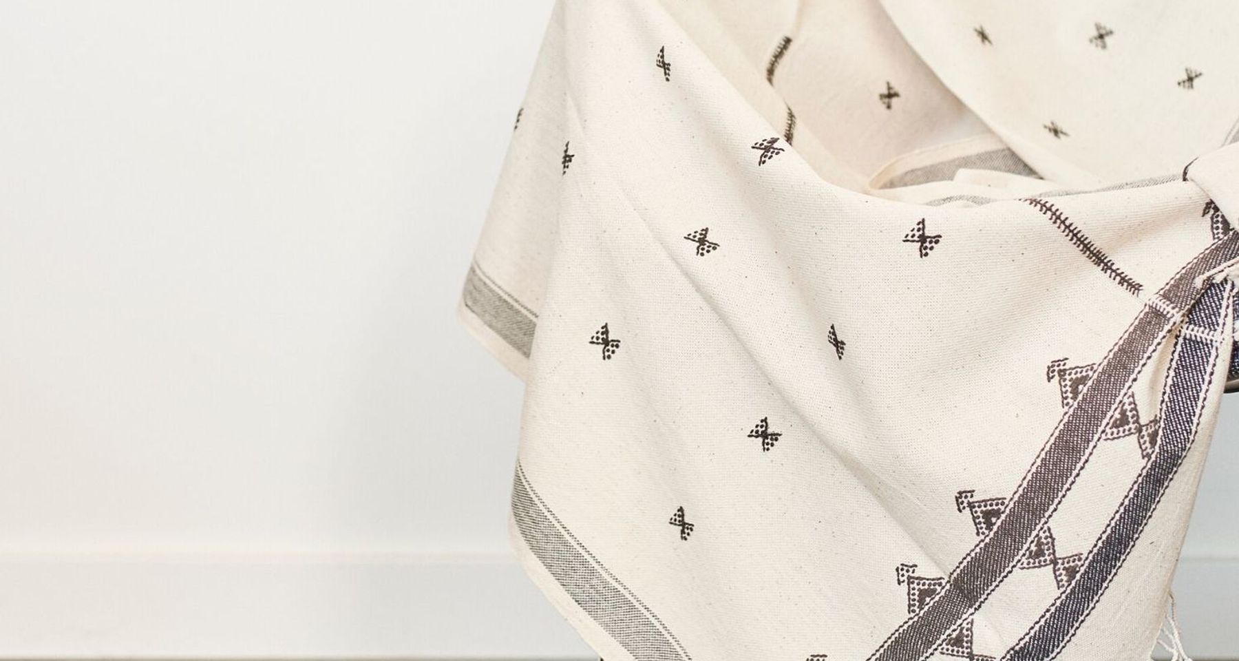 Amro Organic Cotton Throw by Studio Variously