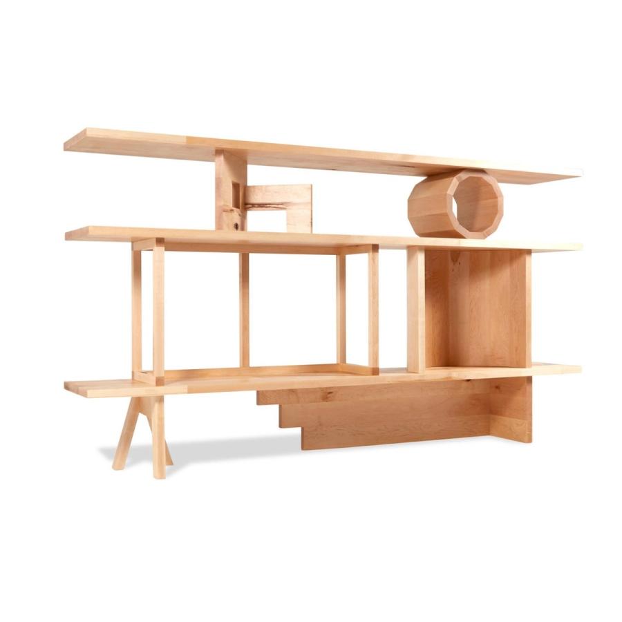 Maple Stack Shelving Unit Unique Edition