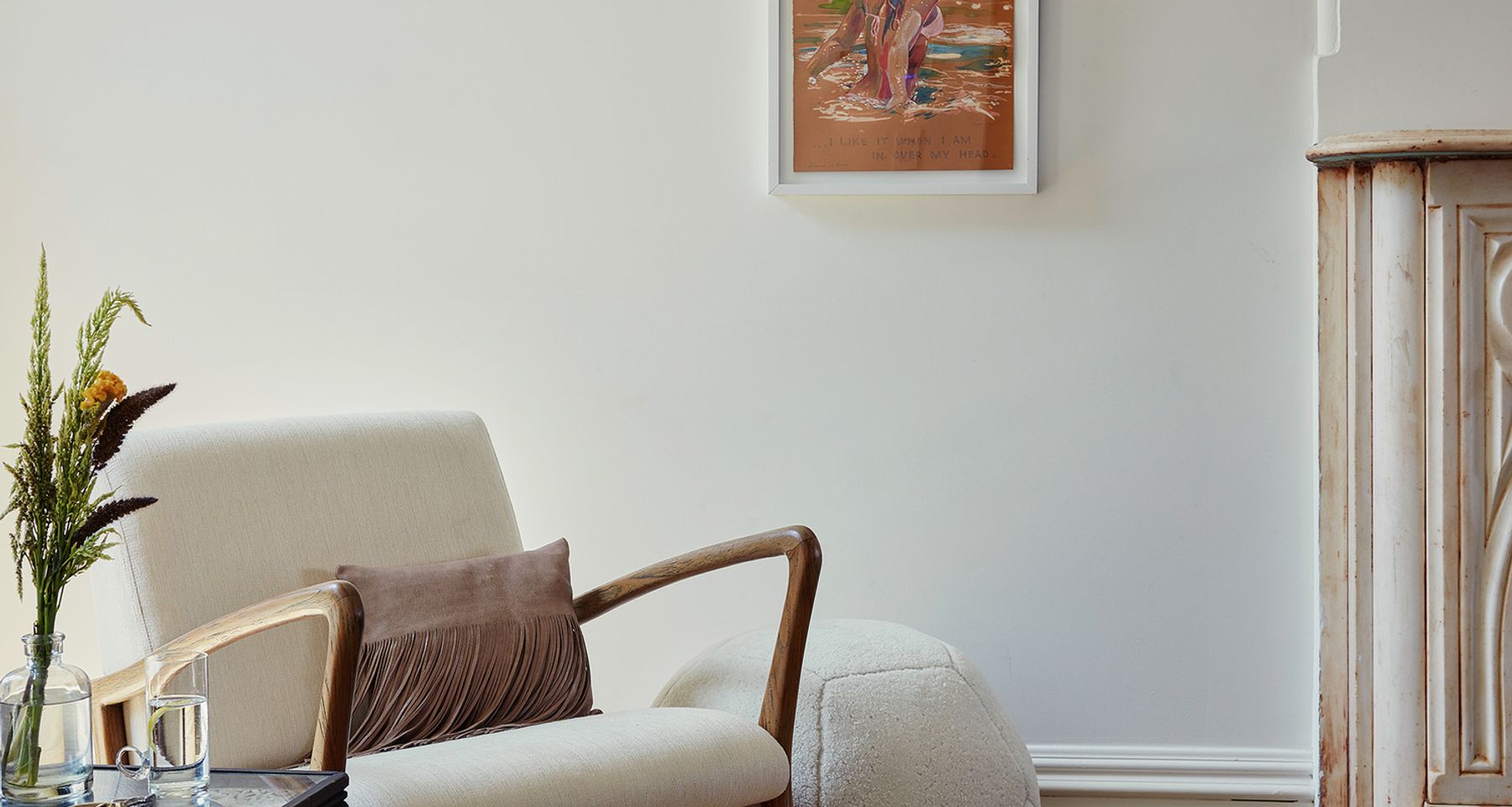 Fringe Pillow by Moses Nadel