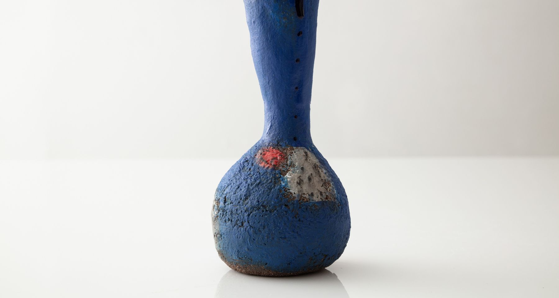 The World Through The Blue, 蒼の世界 9 Handmade Ceramic Vase Unique Edition by Fort Makers